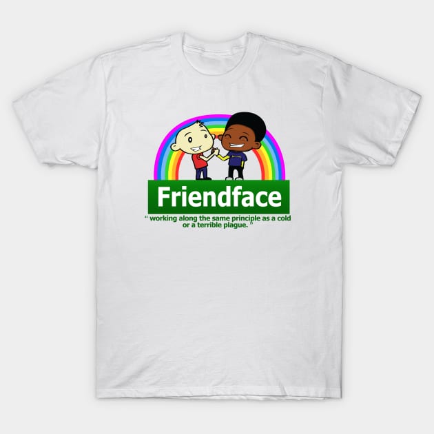 IT Crowd Friendface T-Shirt T-Shirt by NerdShizzle